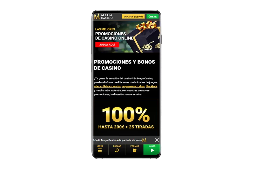 Mega Casino Mobile Bonus
