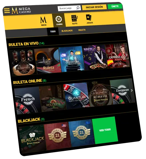 Mega Casino Tragamonedas